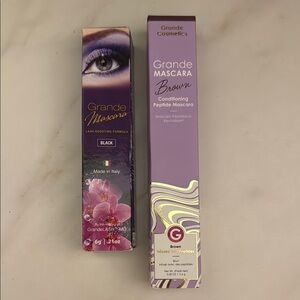 GRANDE COSMETICS Black and Brown Mascaras